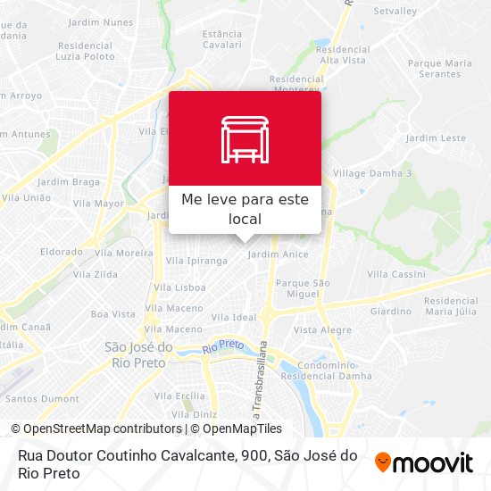 Rua Doutor Coutinho Cavalcante, 900 mapa