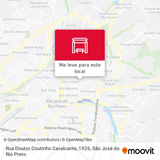 Rua Doutor Coutinho Cavalcante, 1926 mapa