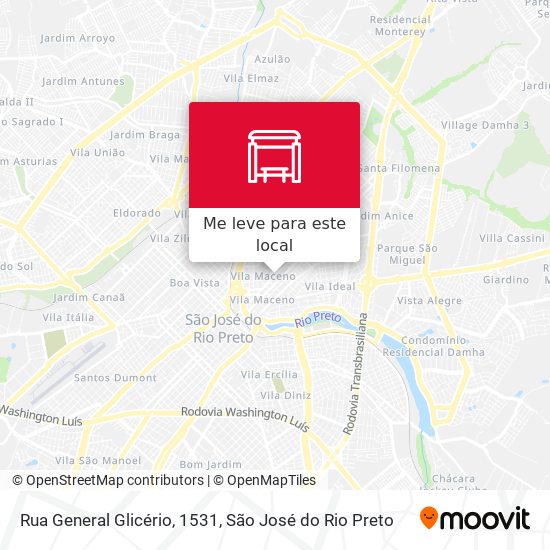 Rua General Glicério, 1531 mapa
