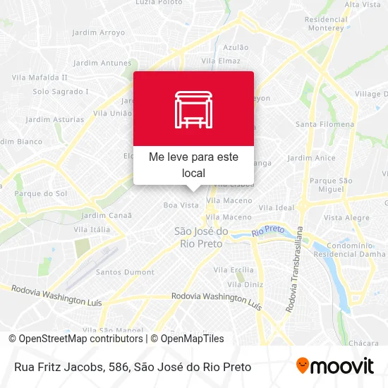 Rua Fritz Jacobs, 586 mapa