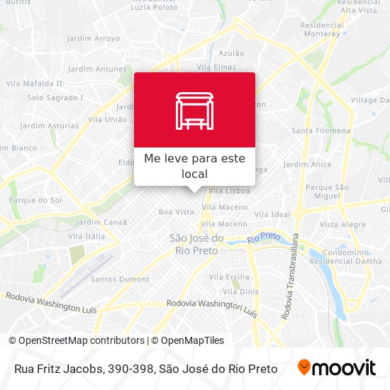 Rua Fritz Jacobs, 390-398 mapa