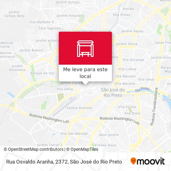 Rua Osvaldo Aranha, 2372 mapa