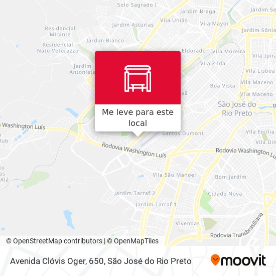 Avenida Clóvis Oger, 650 mapa