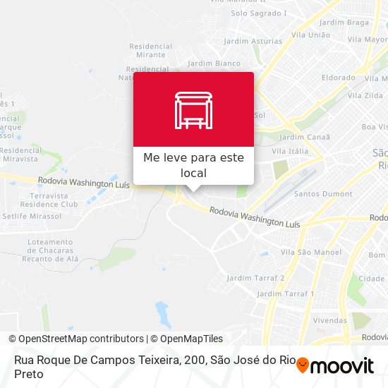 Rua Roque De Campos Teixeira, 200 mapa