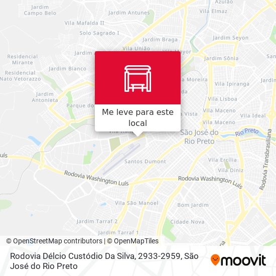 Rodovia Délcio Custódio Da Silva, 2933-2959 mapa