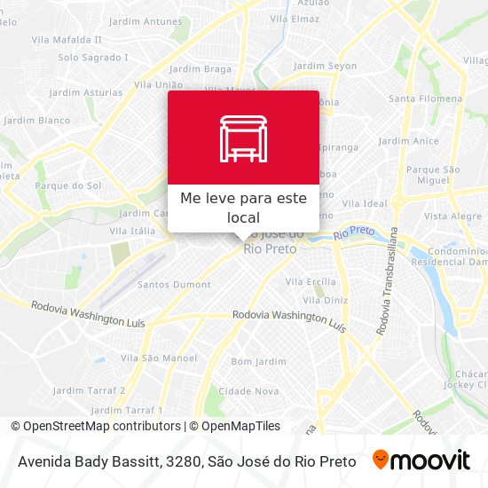 Avenida Bady Bassitt, 3280 mapa