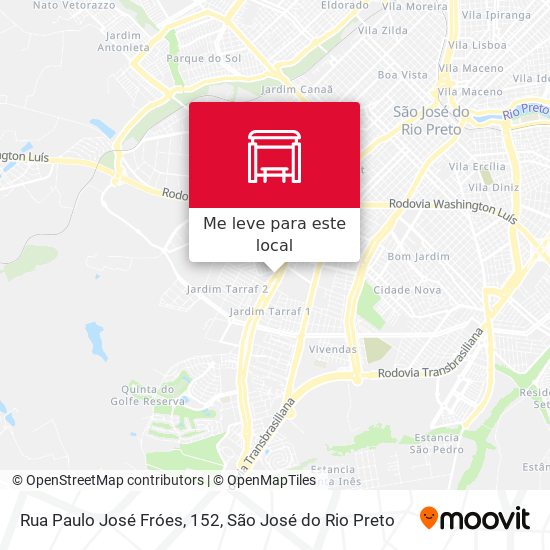 Rua Paulo José Fróes, 152 mapa