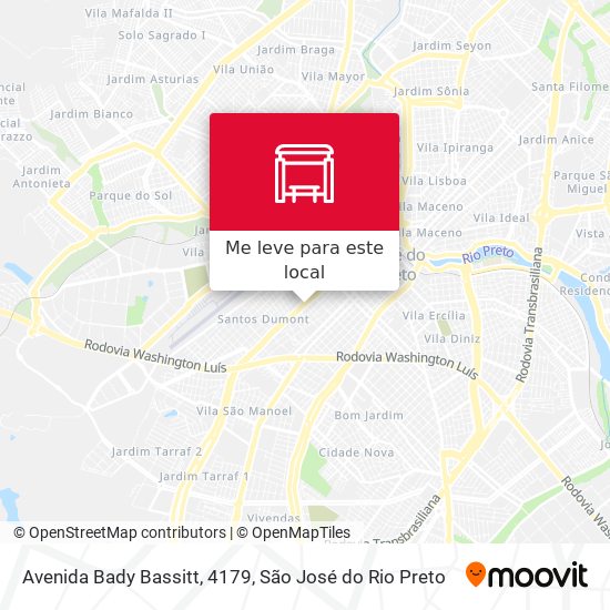 Avenida Bady Bassitt, 4179 mapa