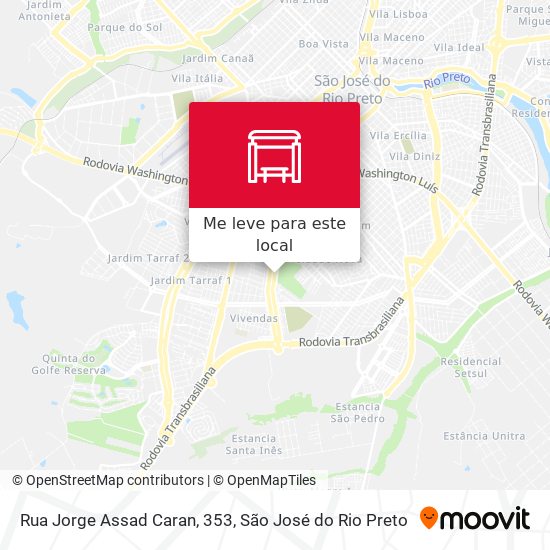 Rua Jorge Assad Caran, 353 mapa