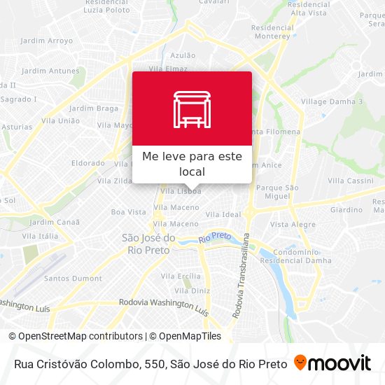 Rua Cristóvão Colombo, 550 mapa