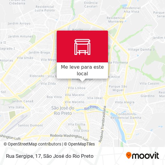 Rua Sergipe, 17 mapa