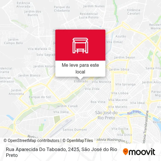 Rua Aparecida Do Taboado, 2425 mapa