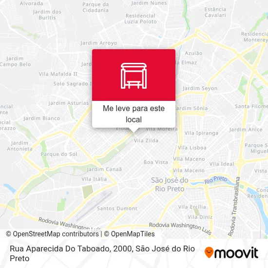 Rua Aparecida Do Taboado, 2000 mapa