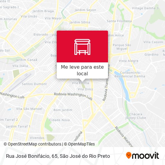 Rua José Bonifácio, 65 mapa