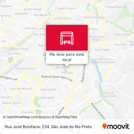 Rua José Bonifácio, 254 mapa