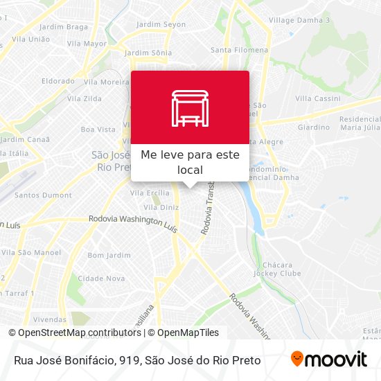 Rua José Bonifácio, 919 mapa