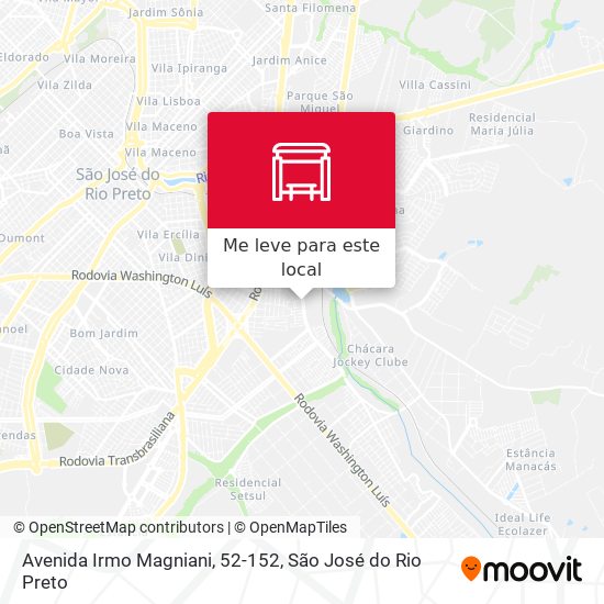 Avenida Irmo Magniani, 52-152 mapa