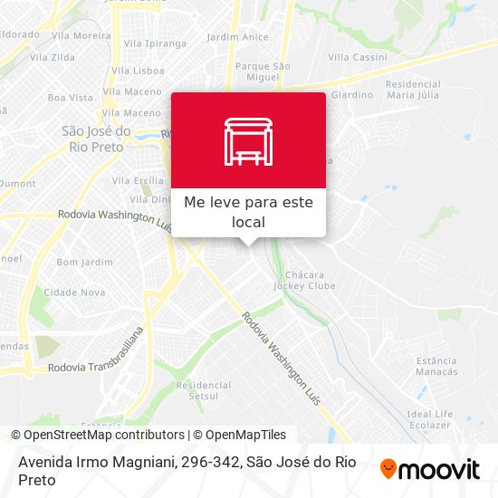 Avenida Irmo Magniani, 296-342 mapa