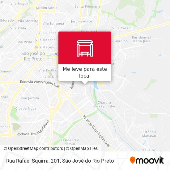 Rua Rafael Squirra, 201 mapa