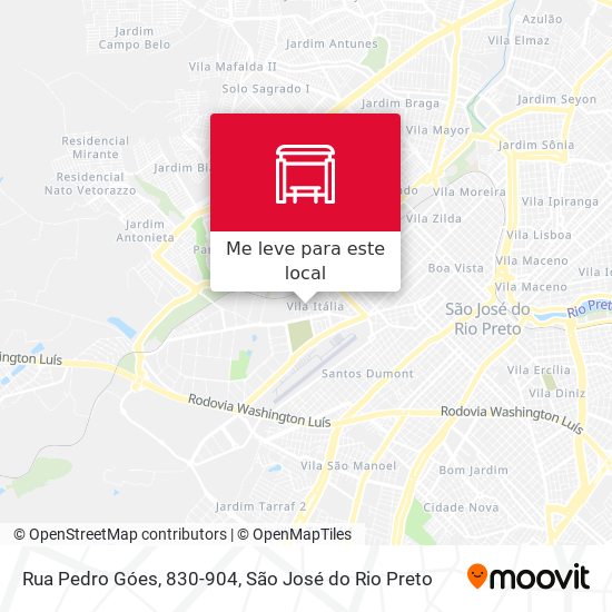 Rua Pedro Góes, 830-904 mapa