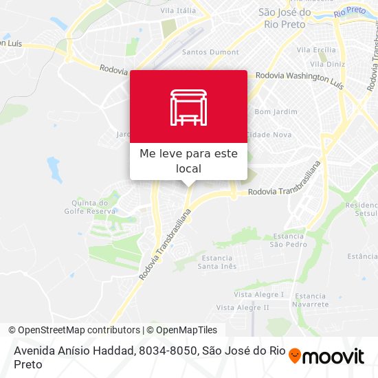 Avenida Anísio Haddad, 8034-8050 mapa