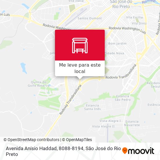 Avenida Anísio Haddad, 8088-8194 mapa
