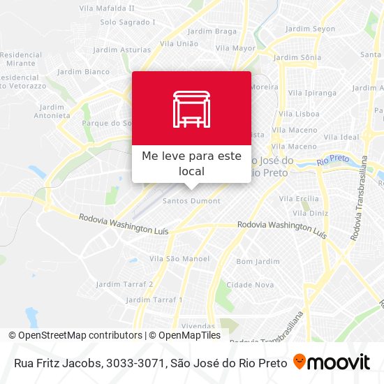 Rua Fritz Jacobs, 3033-3071 mapa