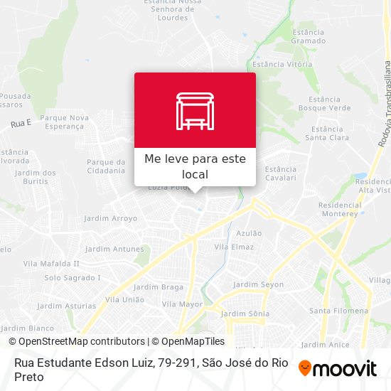 Rua Estudante Edson Luiz, 79-291 mapa