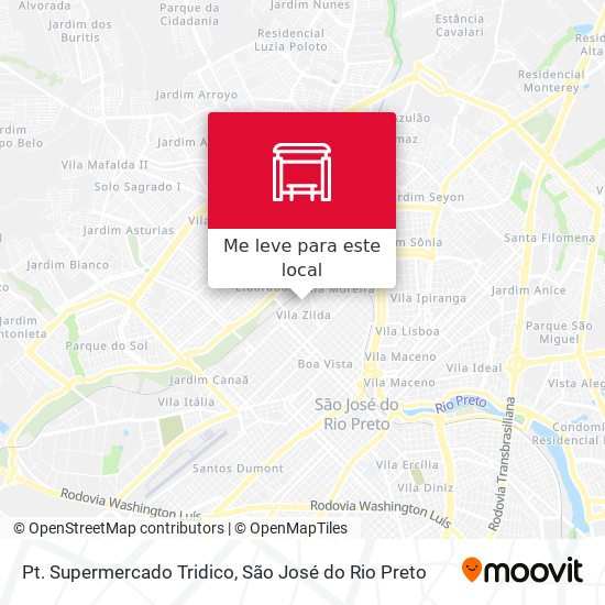 Pt. Supermercado Tridico mapa