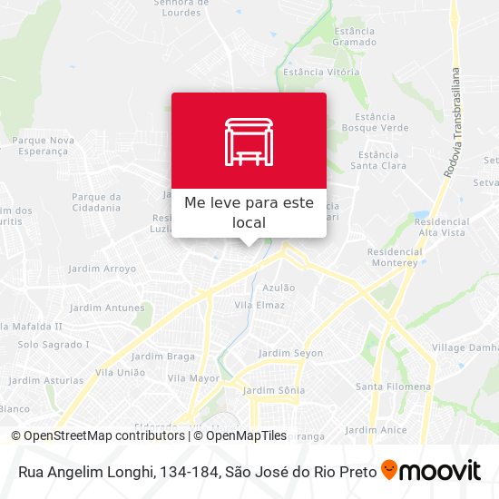 Rua Angelim Longhi, 134-184 mapa