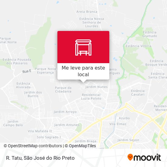 R. Tatu mapa