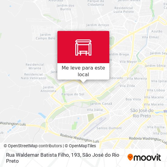 Rua Waldemar Batista Filho, 193 mapa