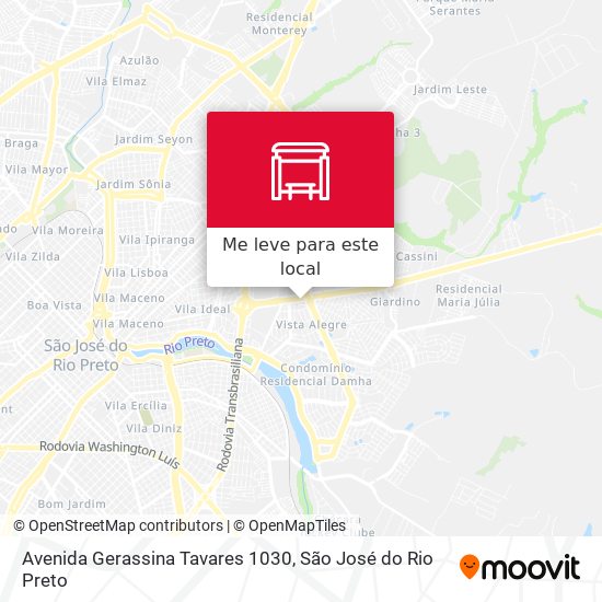 Avenida Gerassina Tavares 1030 mapa