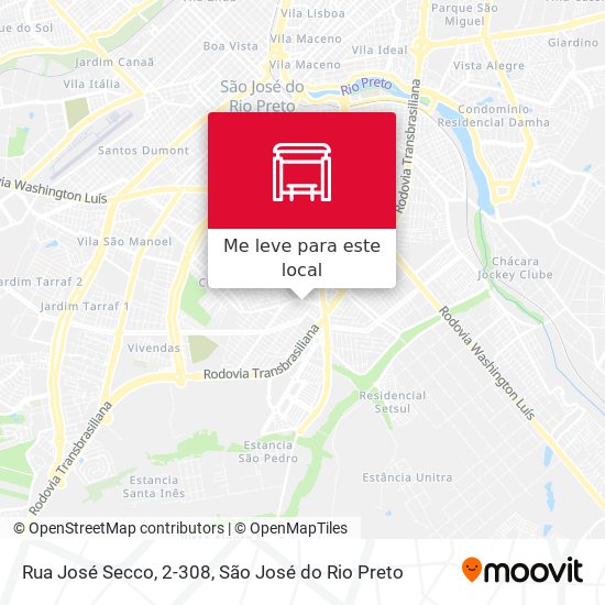 Rua José Secco, 2-308 mapa