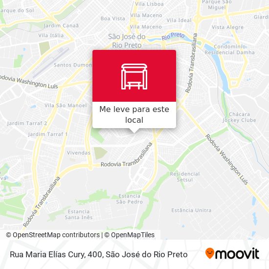 Rua Maria Elías Cury, 400 mapa