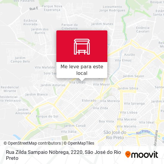Rua Zilda Sampaio Nóbrega, 2220 mapa