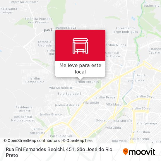 Rua Eni Fernandes Beolchi, 451 mapa