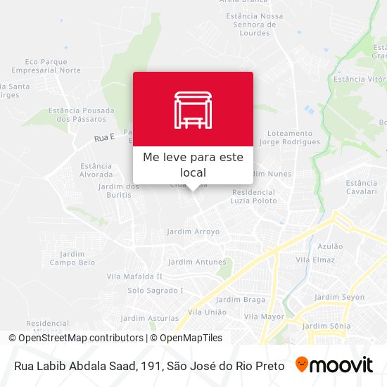 Rua Labib Abdala Saad, 191 mapa