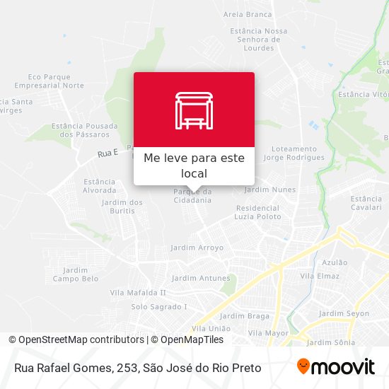 Rua Rafael Gomes, 253 mapa