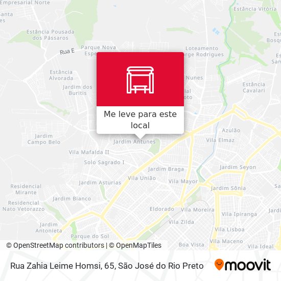 Rua Zahia Leime Homsi, 65 mapa