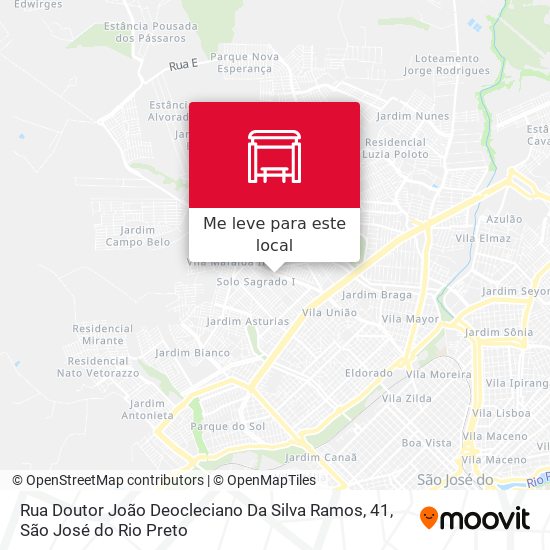 Rua Doutor João Deocleciano Da Silva Ramos, 41 mapa