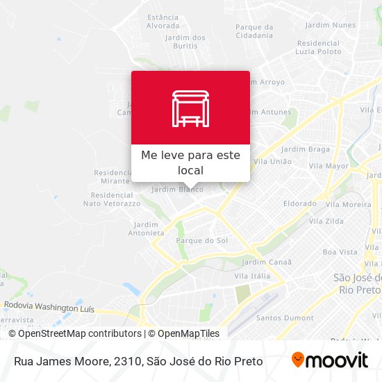 Rua James Moore, 2310 mapa