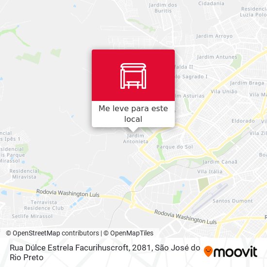 Rua Dúlce Estrela Facurihuscroft, 2081 mapa