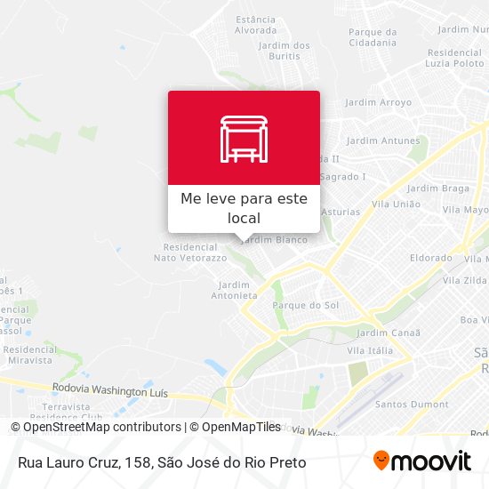Rua Lauro Cruz, 158 mapa
