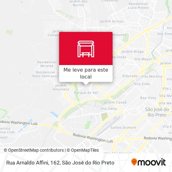 Rua Arnaldo Affini, 162 mapa