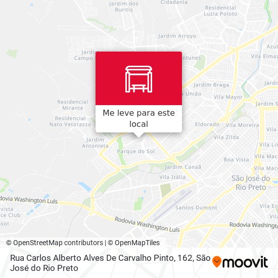 Rua Carlos Alberto Alves De Carvalho Pinto, 162 mapa