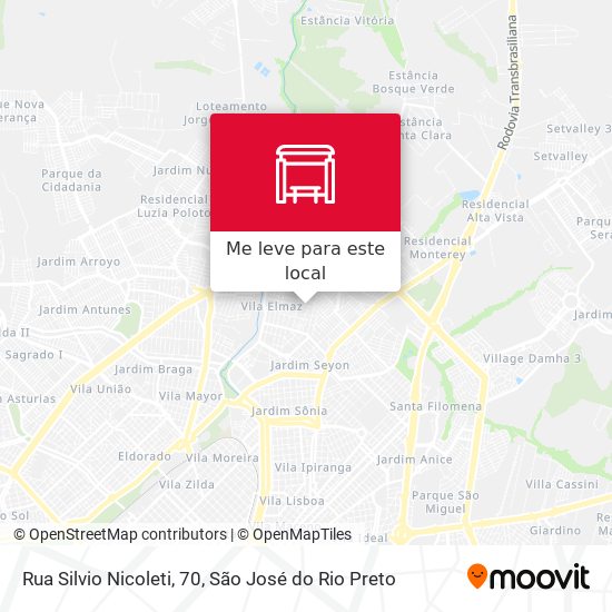 Rua Silvio Nicoleti, 70 mapa