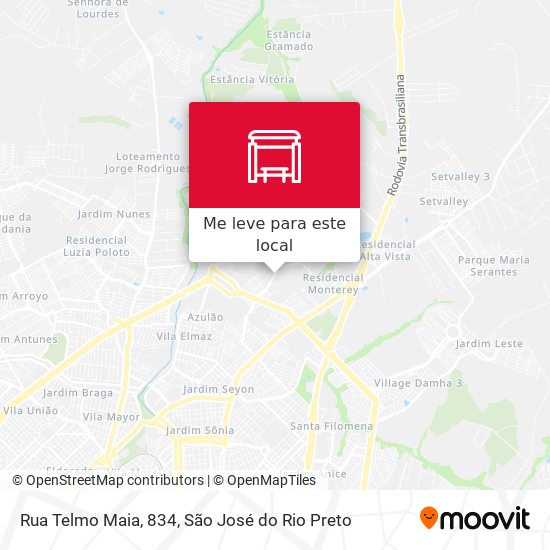 Rua Telmo Maia, 834 mapa