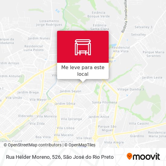 Rua Hélder Moreno, 526 mapa