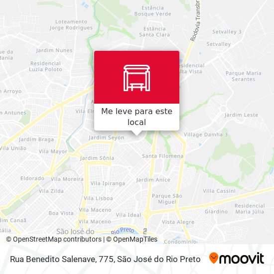 Rua Benedito Salenave, 775 mapa
